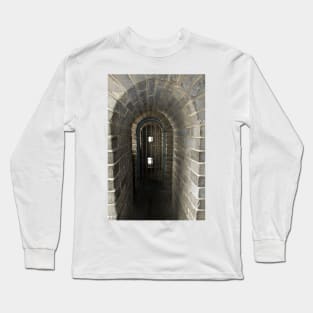 The Great Wall Of China At Badaling - 10 - Inside The Guardhouse © Long Sleeve T-Shirt